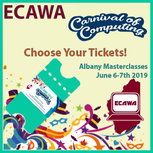 ECAWA 2019 Carnival of Computing Albany - Choose Your Tickets!
