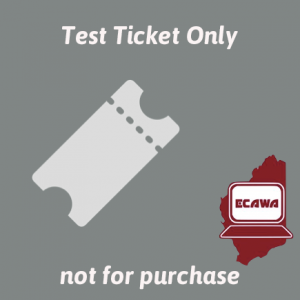 Test ticket only - do not purchase