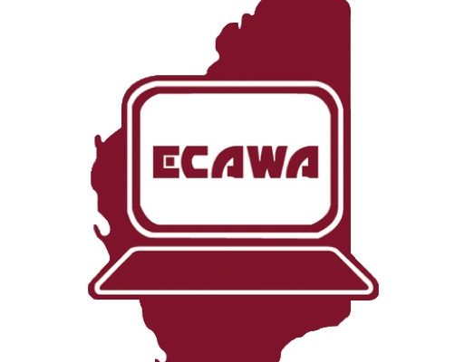 ECAWA logo that appears when the page is saved to the homescreen of your device