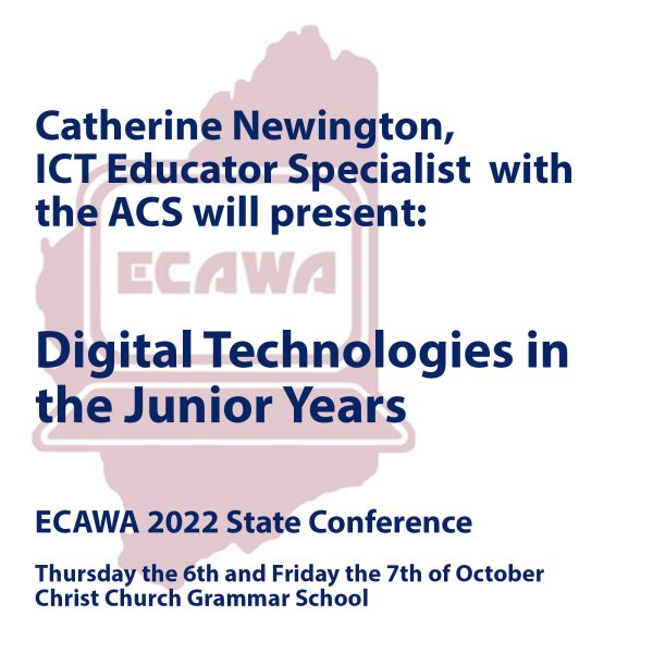 Catherine Newington presenting at the ECAWA 2022 State Conference