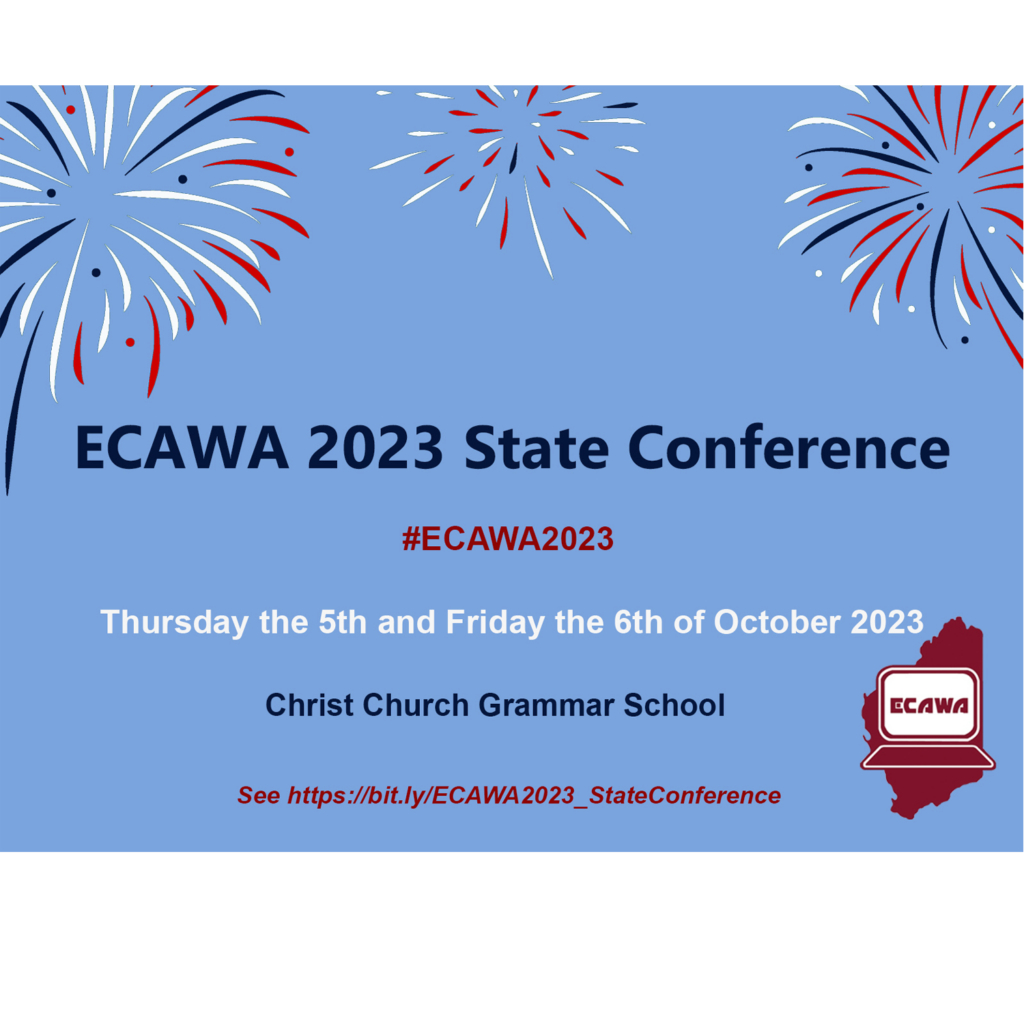 ECAWA 2023 State Conference on Thursday the 5th and Friday the 6th of October, 2023