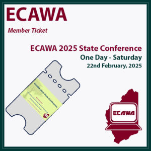 Member 1 Day Ticket for ECAWA 2025 State Conference valid on Saturday the 22nd of February 2025